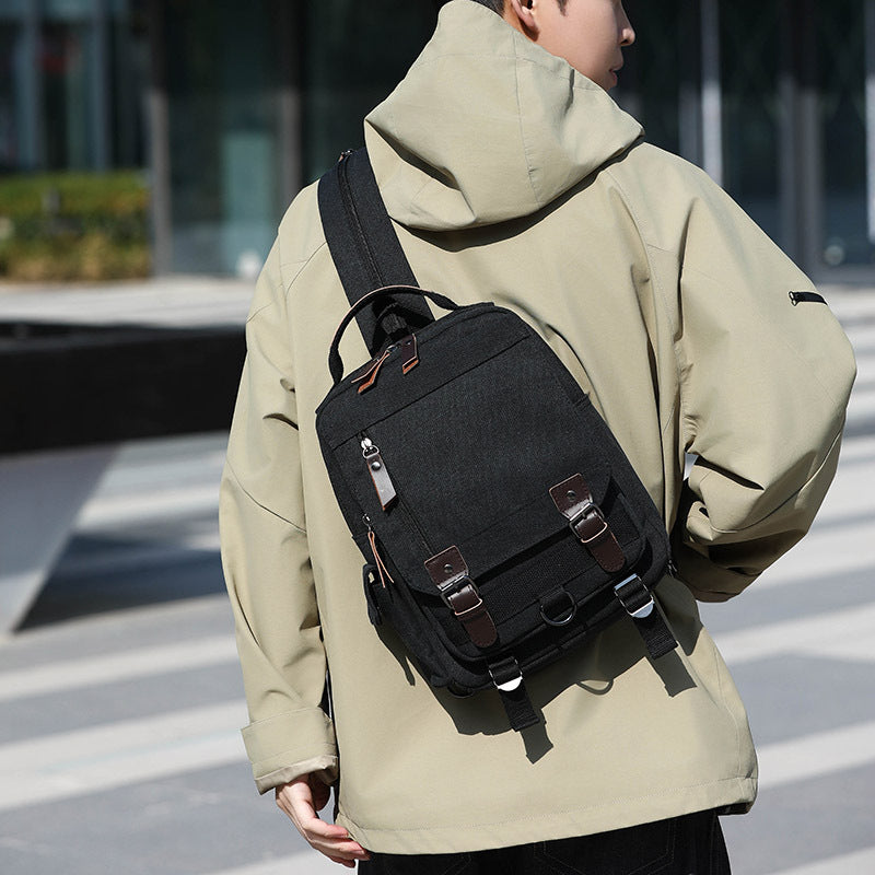 Versatile Canvas Messenger Bag Kalsten
