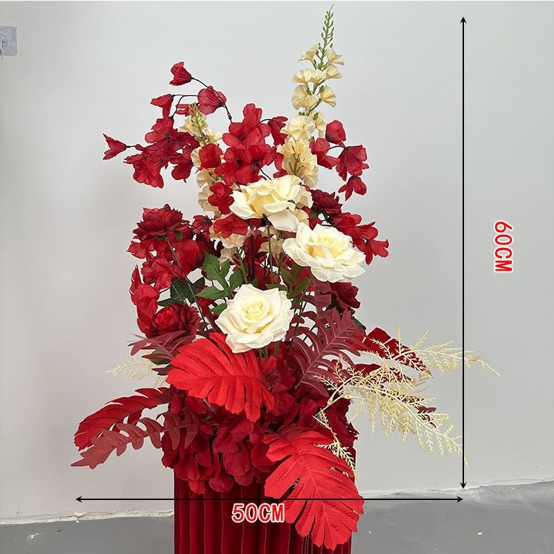 Lush Faux Floral Arrangement