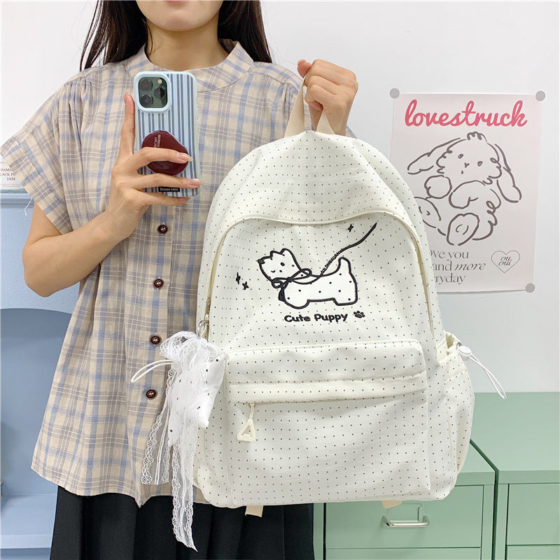 Cute Puppy-Themed School Backpack Kalsten