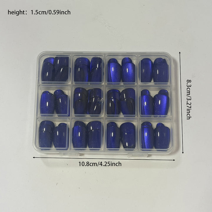 Glossy Stiletto-Shaped Press-On Nail Set Kalsten