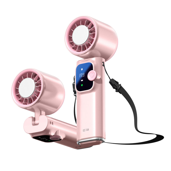 Dual-Head Rechargeable Personal Cooling Fan Kalsten