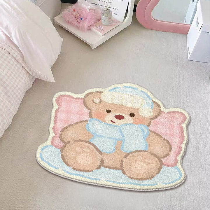 Adorable Cartoon Bear Area Rug Kalsten