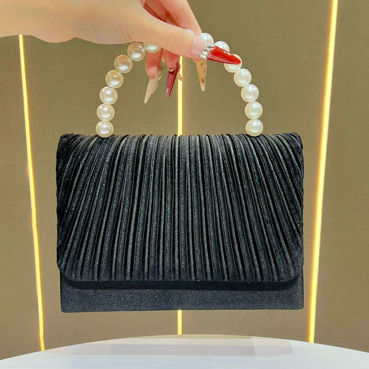 Pleated Elegant Evening Handbag