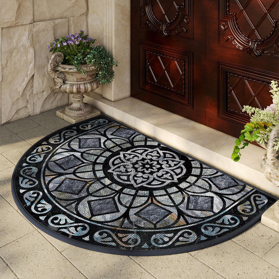 Decorative Geometric Pattern Door Mat