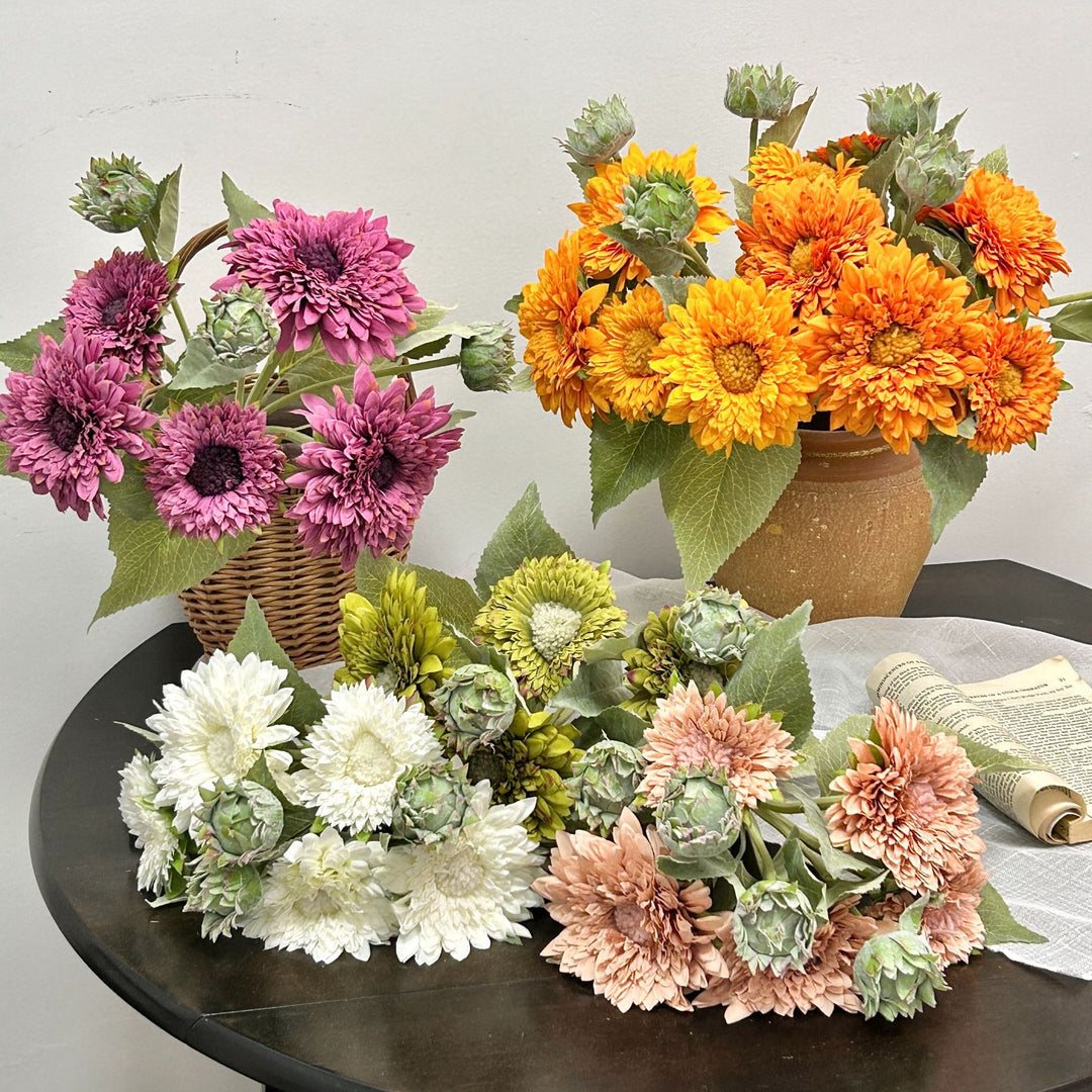 Artistic Faux Flower Bouquet