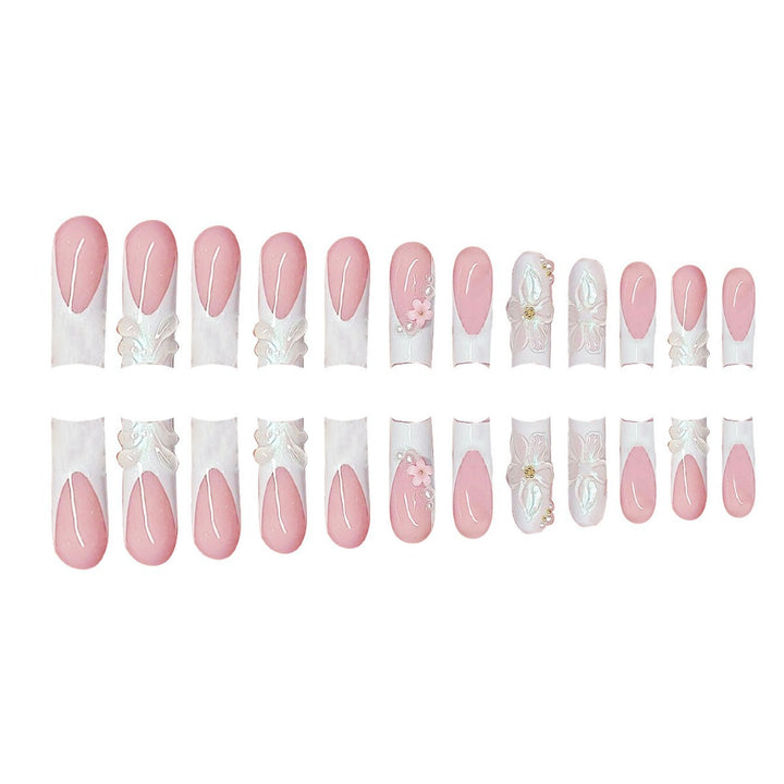 Decorative 3D Floral Press-On Nails Kalsten