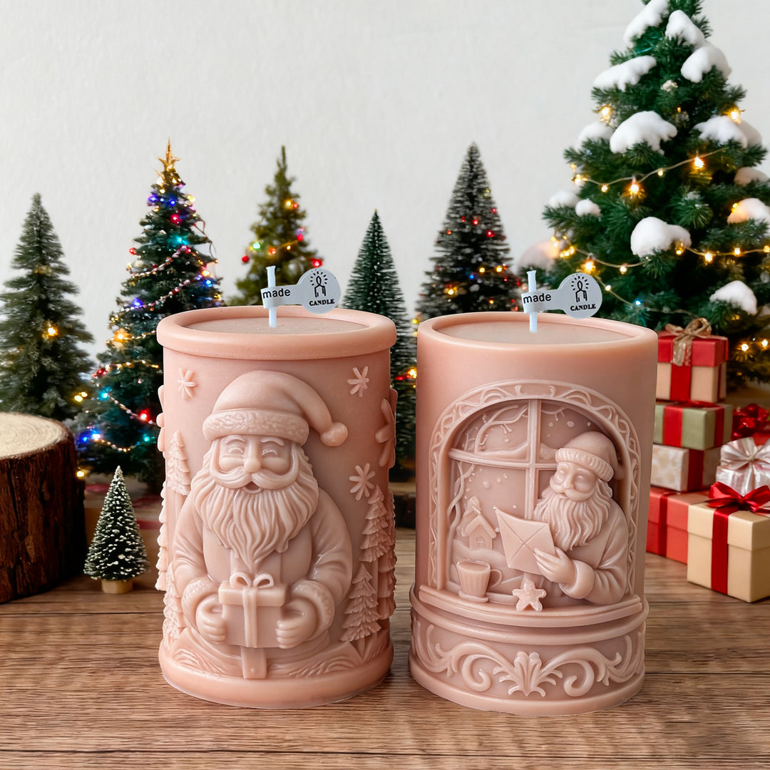 Santa Figurine Candle