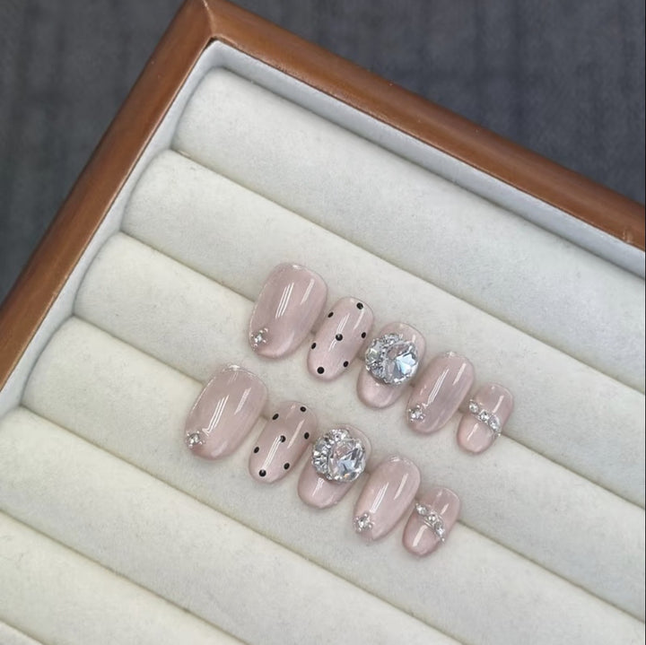 Decorative Rhinestone Nail Art Tips