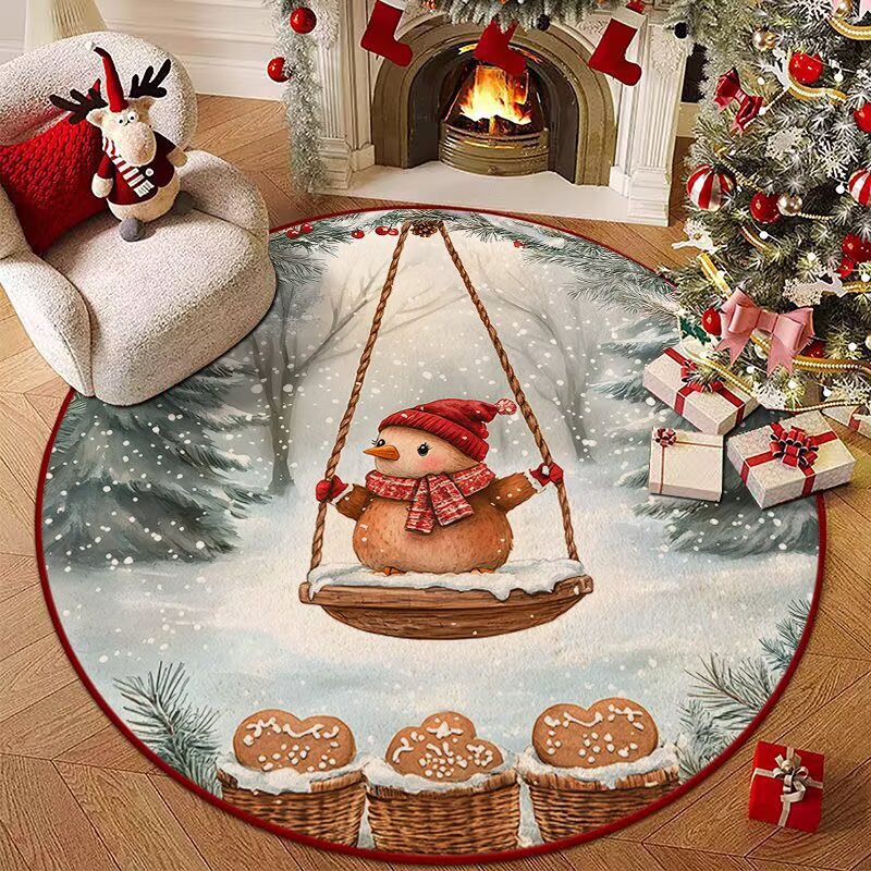 Whimsical Round Area Rug