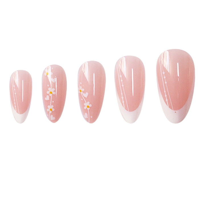 Artistic Floral Gradient Press-On Nail Set Kalsten