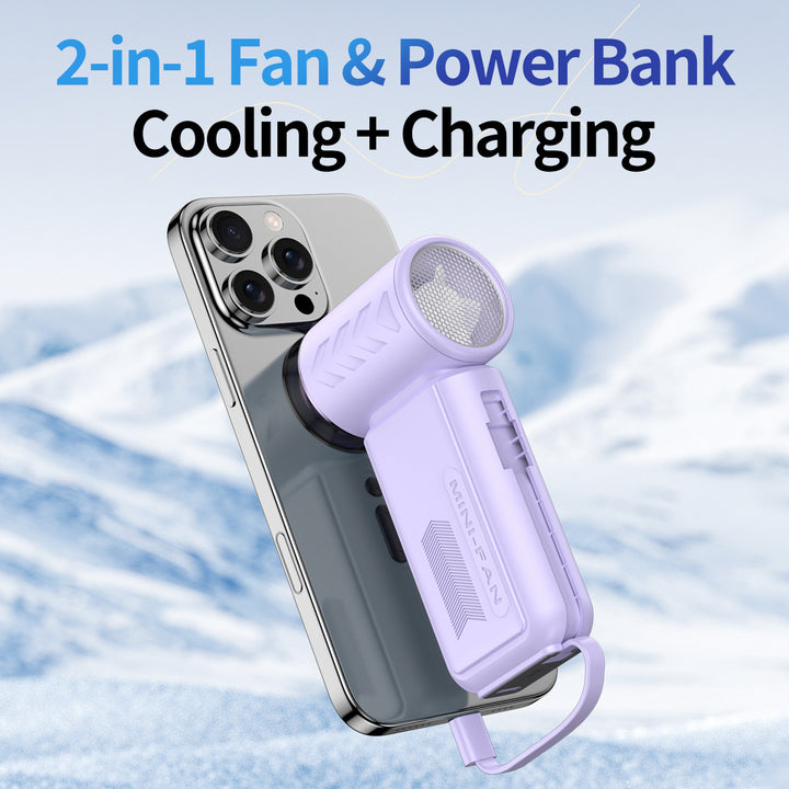 Portable Cooling Fan for Women with Power Bank Kalsten