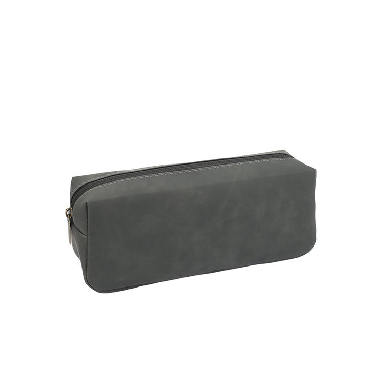 Premium Leather Zippered Pencil Pouch