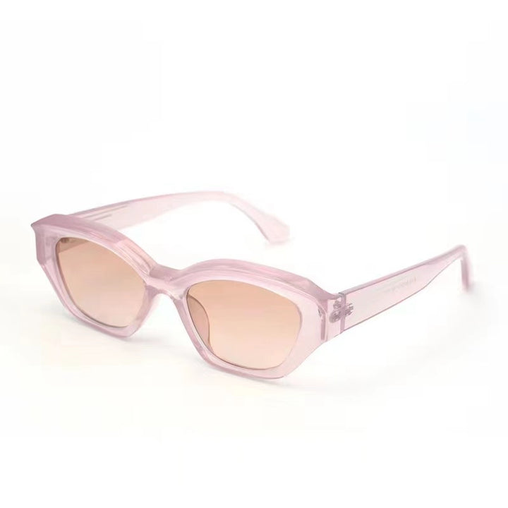 Women's designer sunglasses with distinctive polygonal frame and UV protection Kalsten