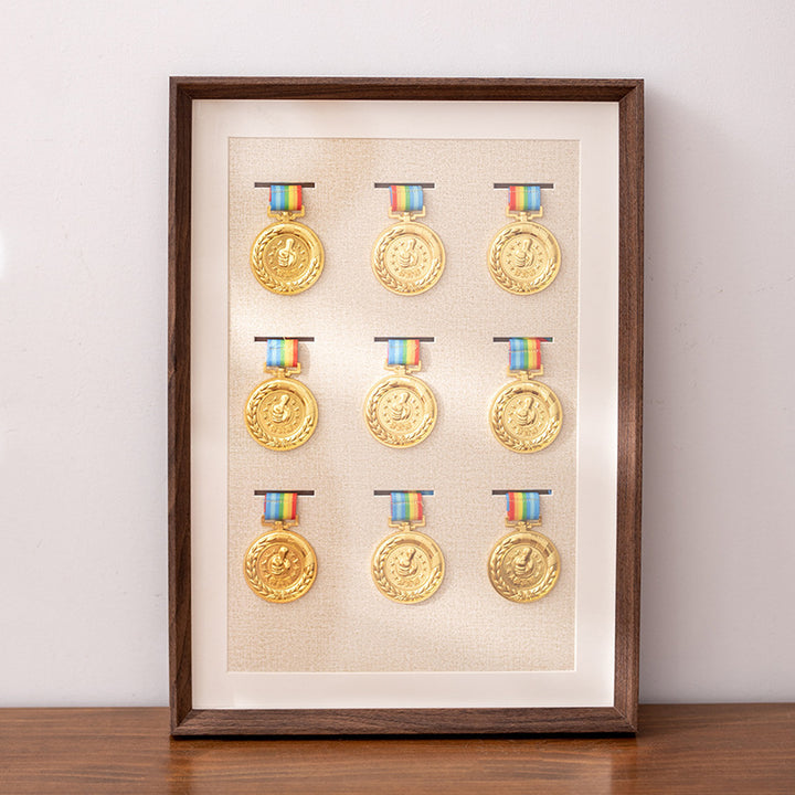 Decorative Medal Display Shadow Box Frame for Home
