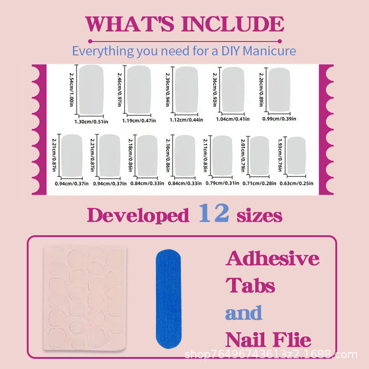 Nail set with floral accents and elegant details Kalsten