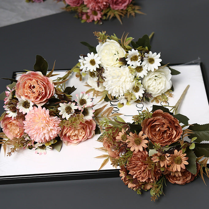 Decorative Faux Flower Arrangement for Home Display