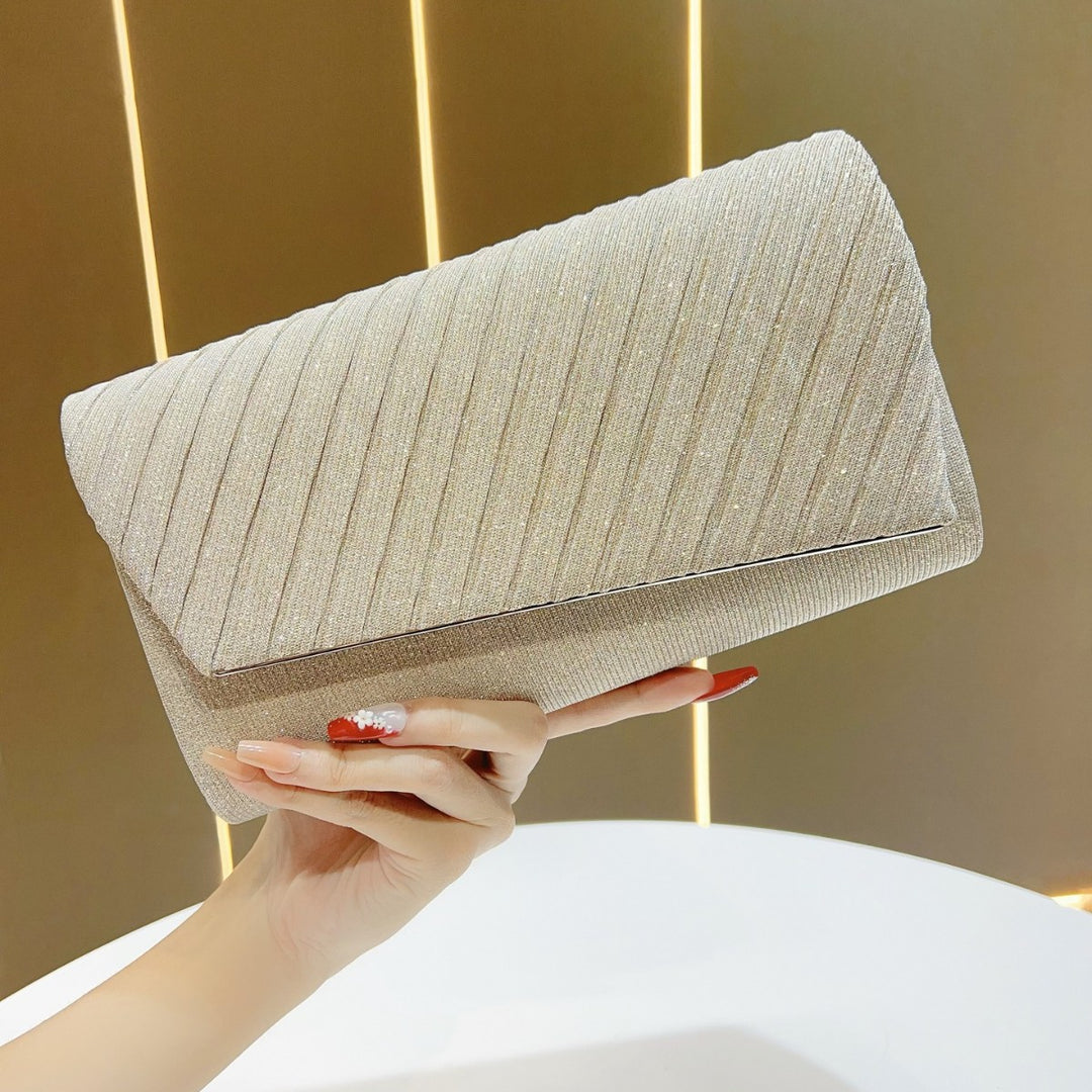 Elegant Pleated Clutch