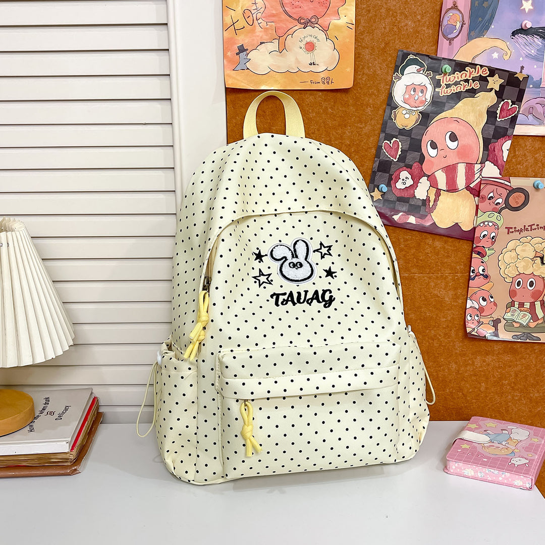 Cute Polka Dot Character Backpack Kalsten