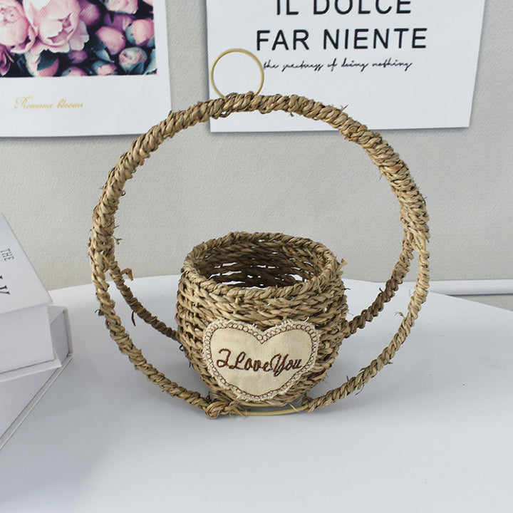 Handwoven Decorative Flower Basket Kalsten