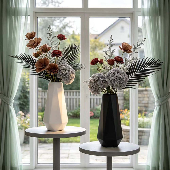 Modern Faceted Decorative Vase Kalsten