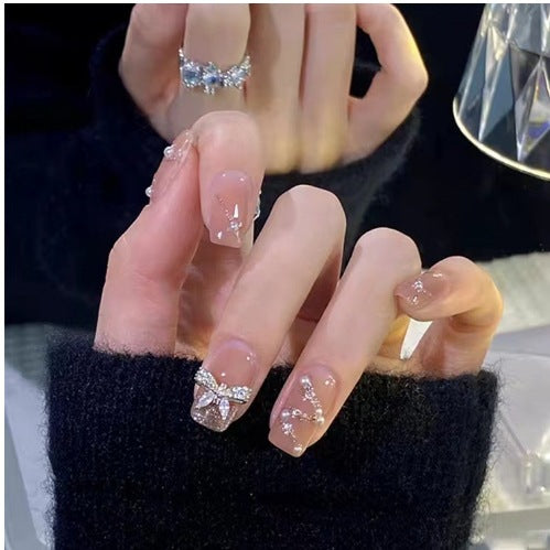 Elegant Floral Nail Art Extensions Kalsten