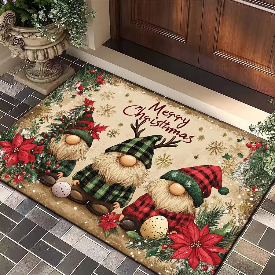 Festive Winter-Themed Entrance Mat Kalsten
