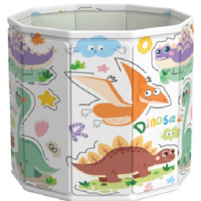 Women's Inflatable Children's Swimming Pool with Colorful Flower Pattern Kalsten