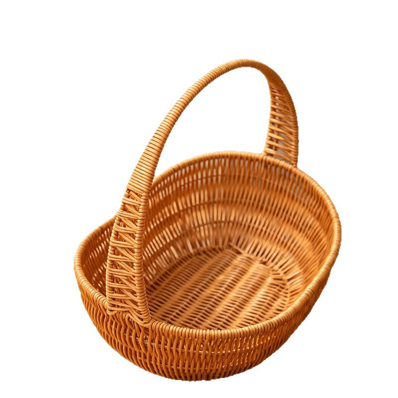 Handcrafted Natural Wicker Storage Basket Kalsten