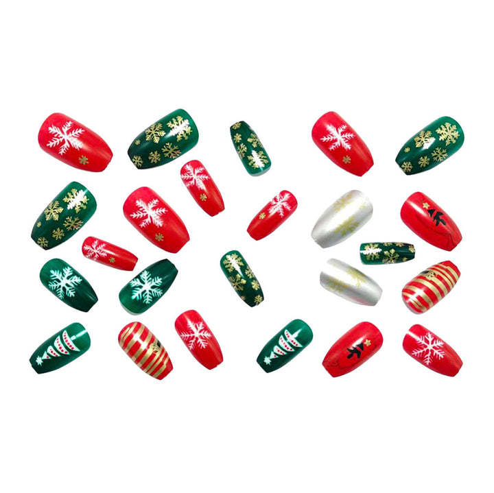 Festive artificial nails with Christmas designs Kalsten 1788232498