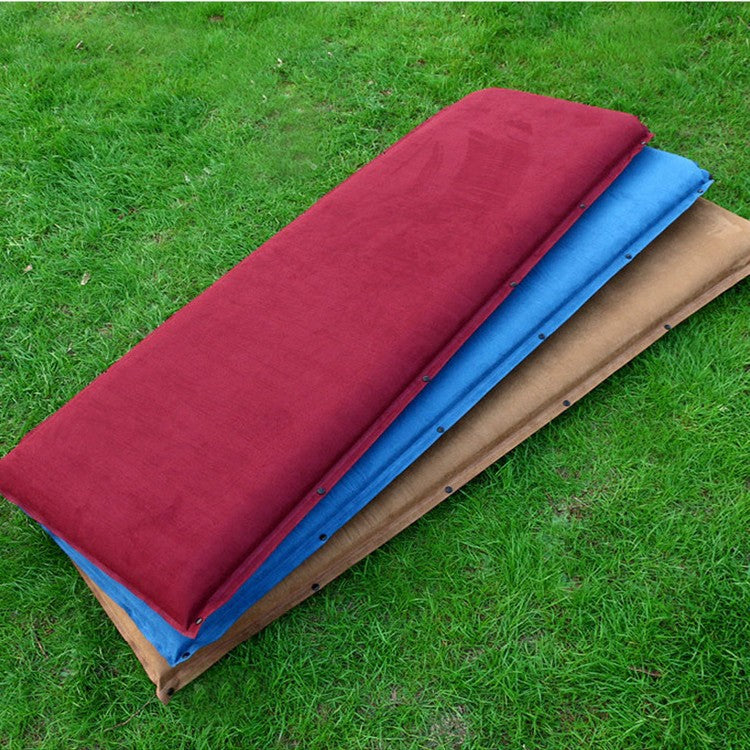 full-length camping sleeping pad with heavy-duty canvas cover and reinforced snap grommets Kalsten