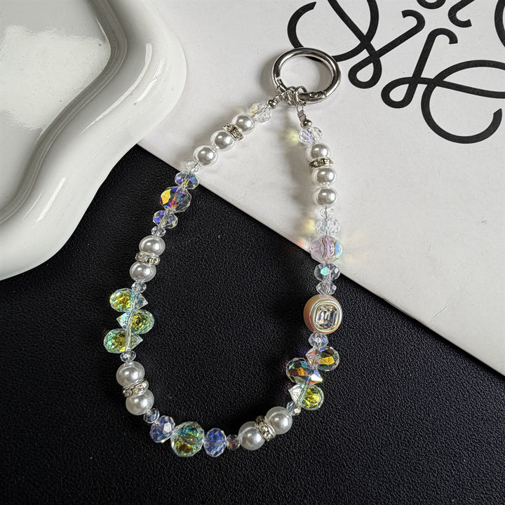 Elegant Beaded Charm Phone Lanyard Kalsten