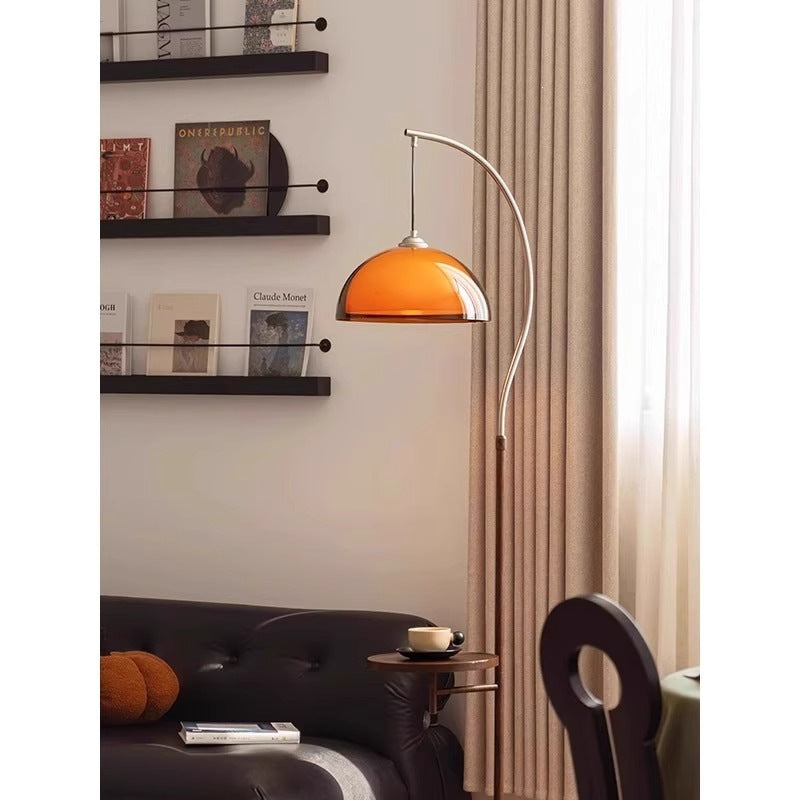 Modern Arc Floor Lamp with Adjustable Shade