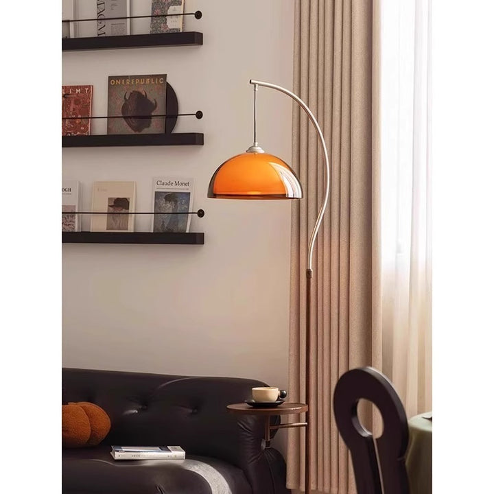 Modern Arc Floor Lamp with Adjustable Shade