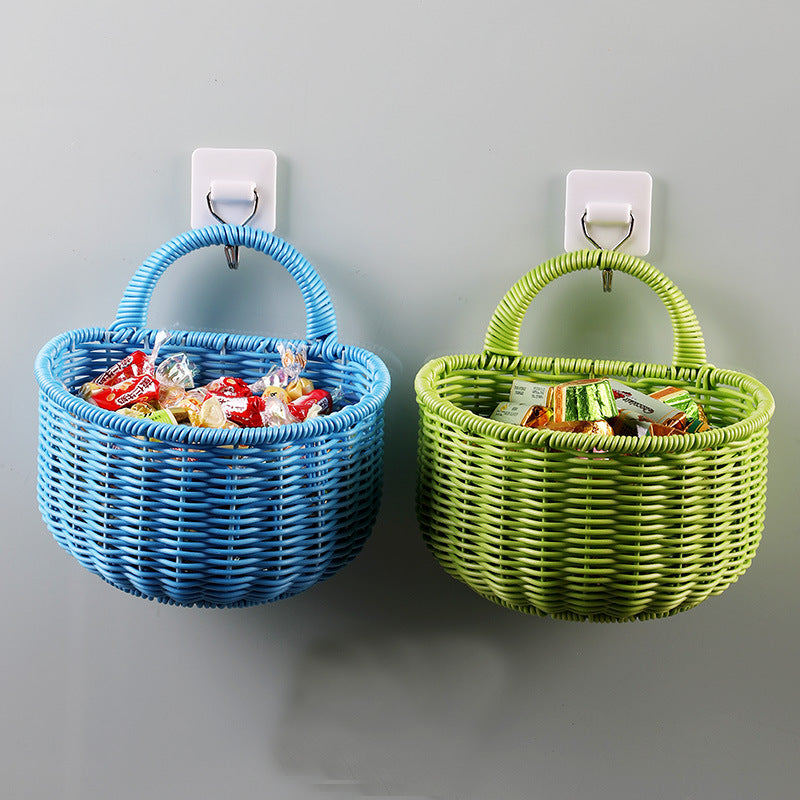 Chic Woven Storage Basket with Ergonomic Handle Kalsten