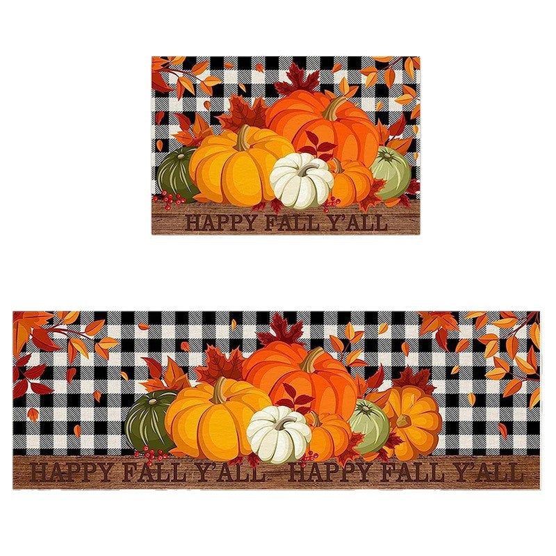Halloween Themed Kitchen Mat Set