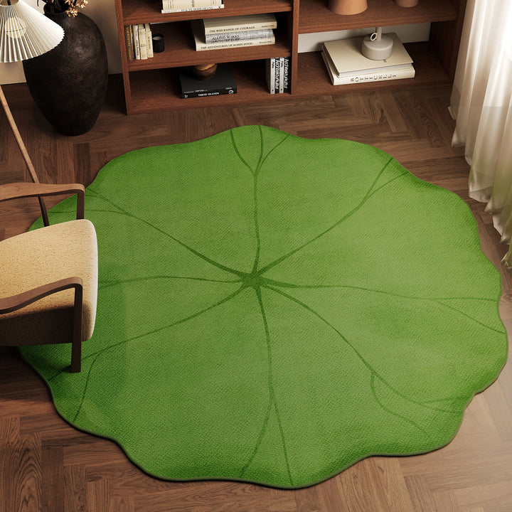 Round Handcrafted Area Rug