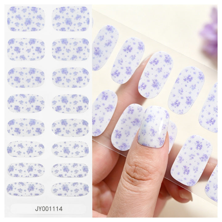 Floral Design Nail Wraps