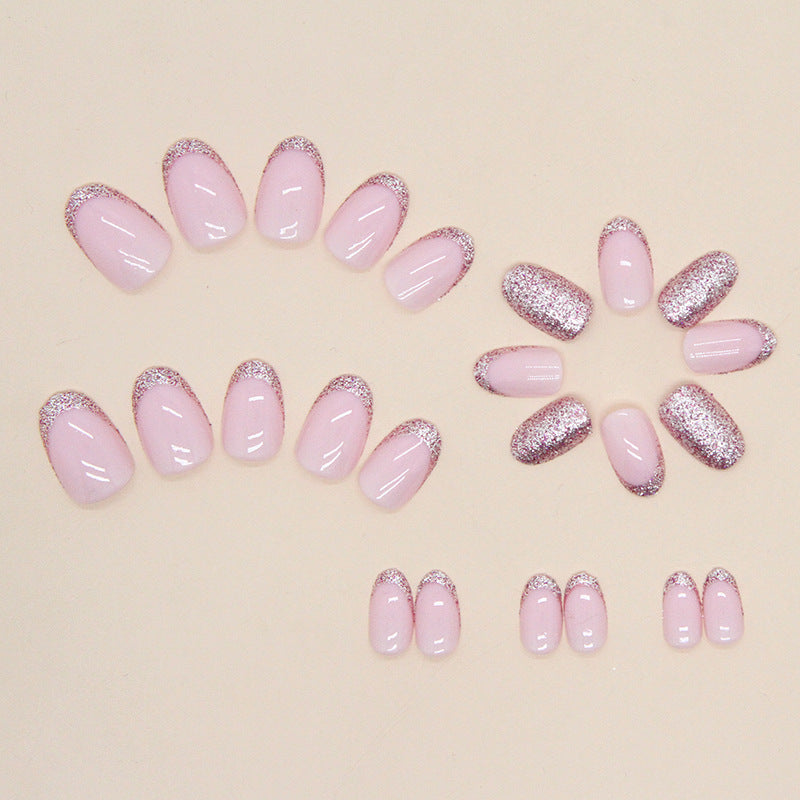 Glamorous Glitter Nail Enhancements Kalsten