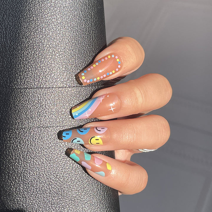 Artistic Abstract Pattern Press-On Nails Kalsten