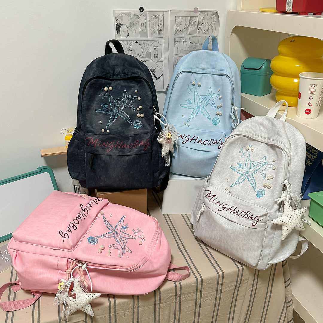 Decorative Beach-Themed Backpack Kalsten
