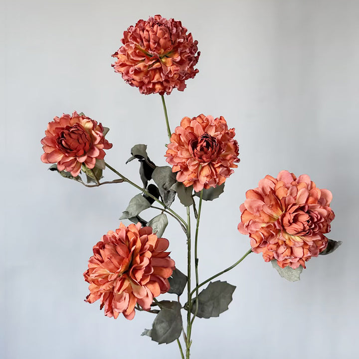 Elegant Artificial Dahlia Bouquet