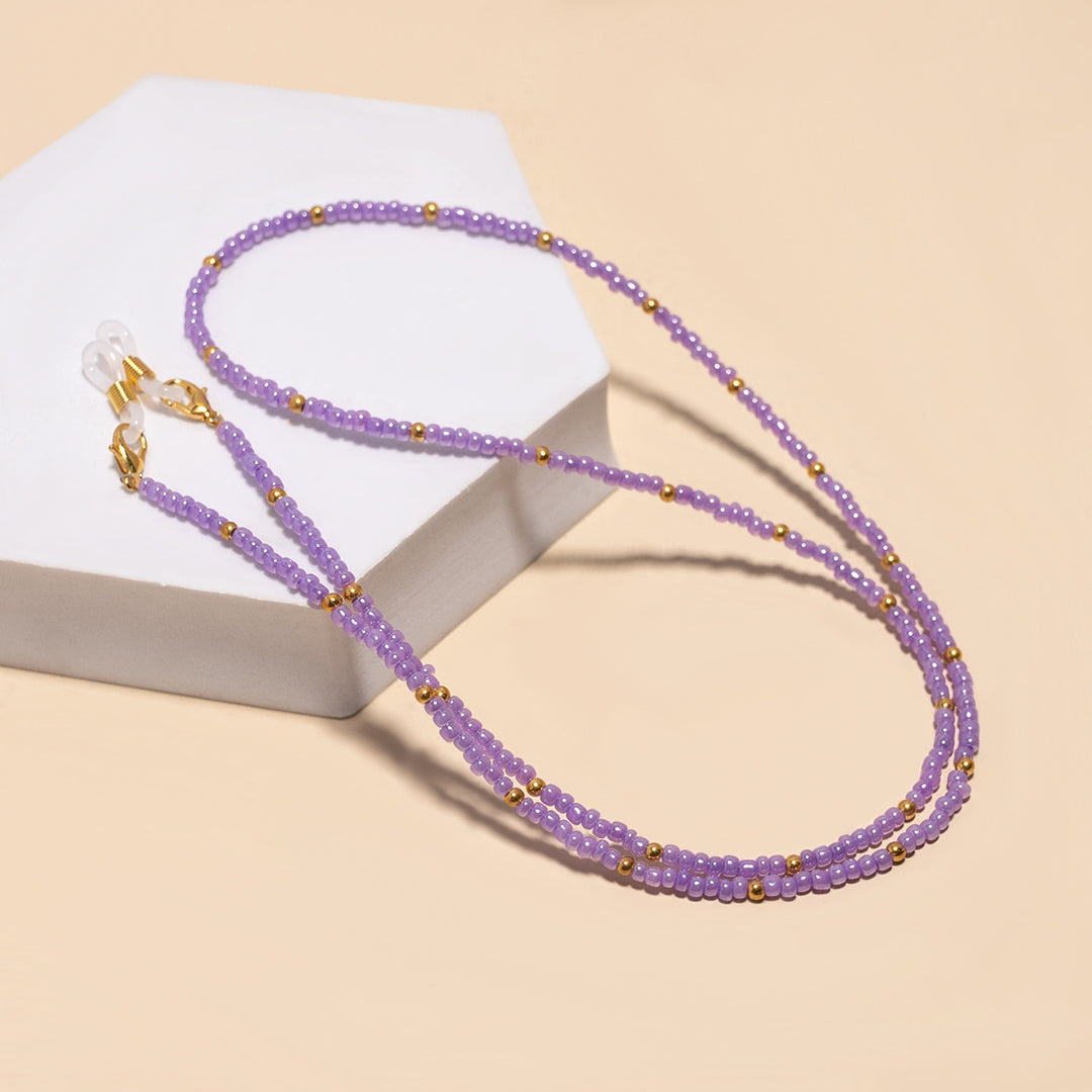 Double-Strand Beaded Eyewear Chain kalsten