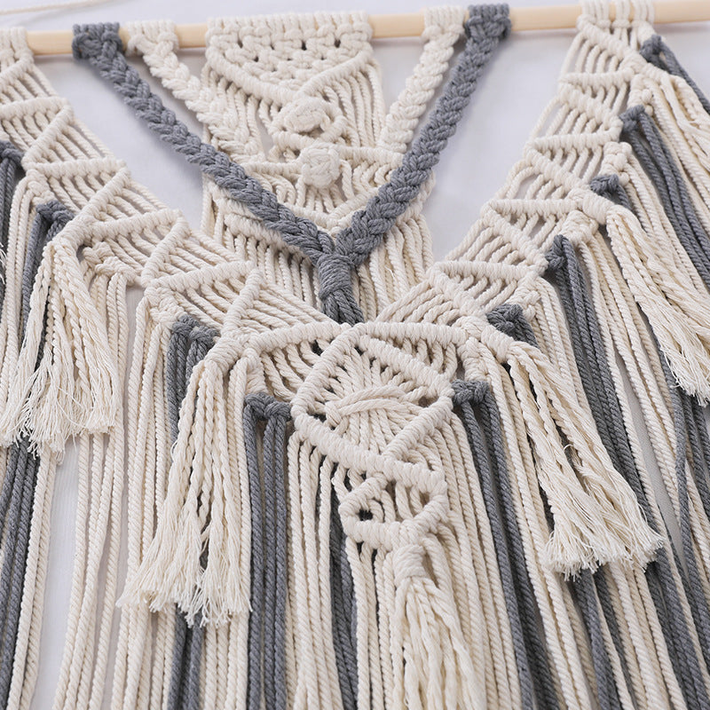 Macrame Wall Hanging with Fringes Kalsten
