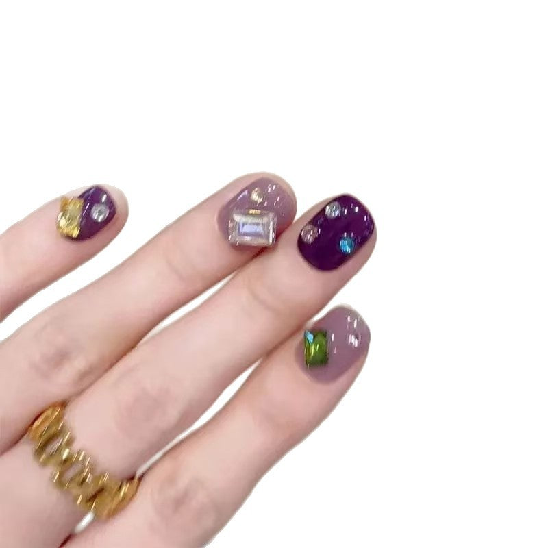 Artistic Rhinestone Nail Art Extensions