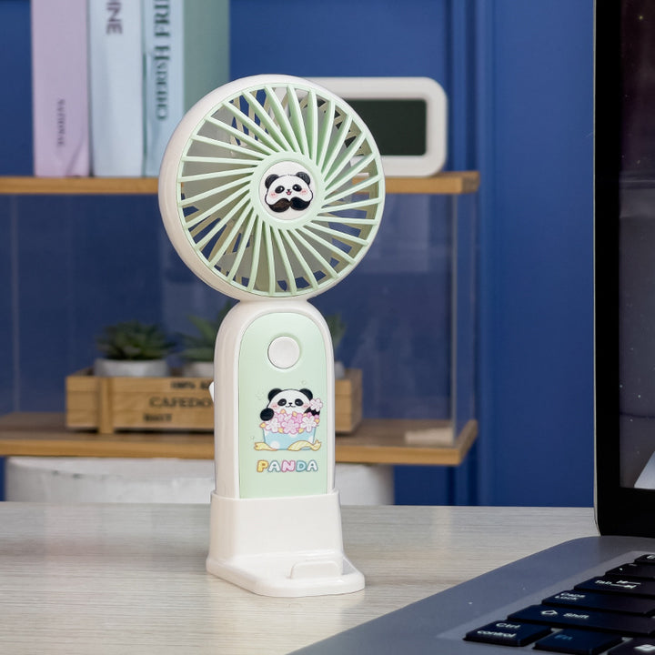 Ladies Hand Fan with Cute Panda Design Kalsten