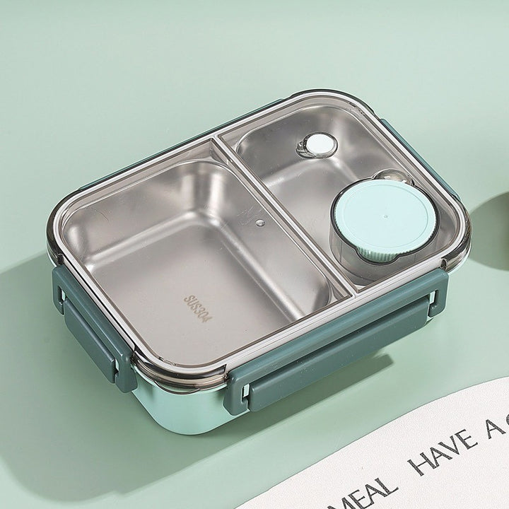 Stainless Steel Bento Box with Leak-Proof Lid