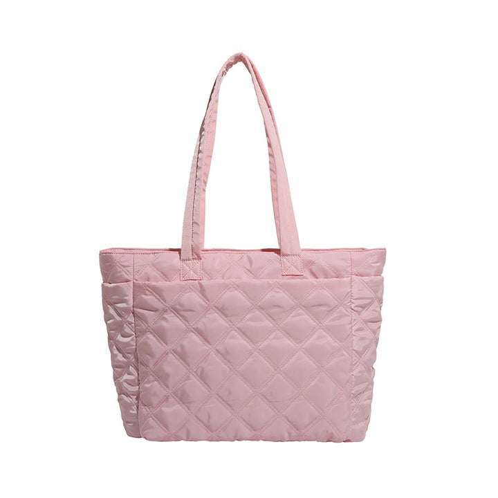 Insulated Quilted Tote Bag