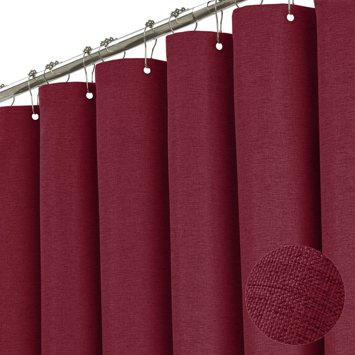 Textured Fabric Shower Curtain Kalsten