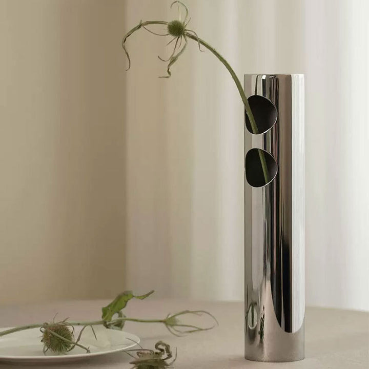 Elegant Steel Decorative Vase