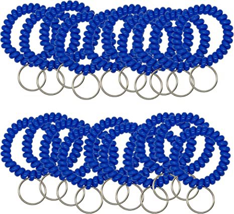 Colorful Hair Tie Keychain Set Kalsten